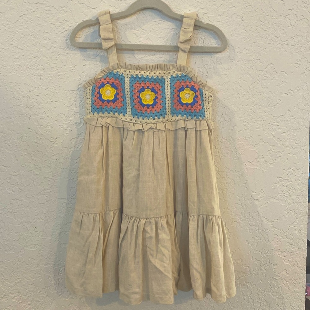 haute hippie little girl boho-chic dress,size 5T